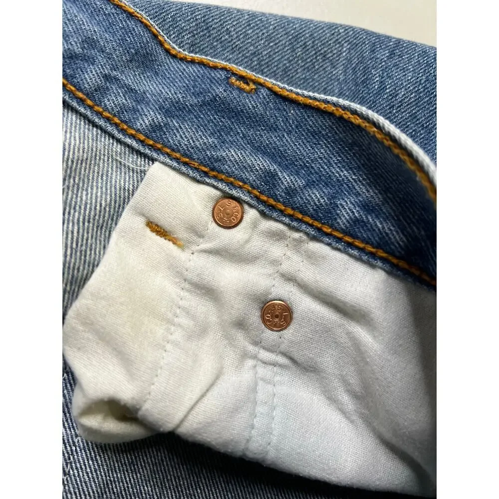 Vintage 90s Levi's 501xx Made in USA 38x33 Actual 36x32 Wash‎ Faded Distress